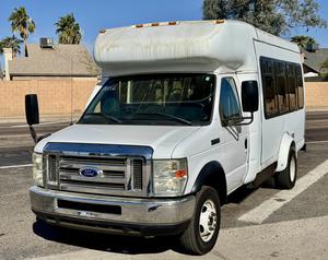 2013 Ford E-350 Super Duty Handicap Accessible Shuttle Bus - Sold at AuctionAZ for $12,750