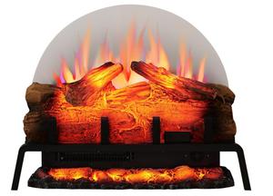 (Retail $249.99) Puraflame Free Standing Electric Fireplace Log Set Insert, 750W/1500W Heater, 24&#34;