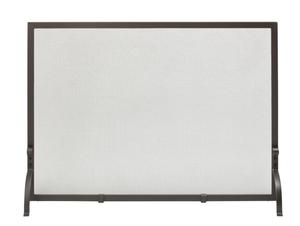 (Retail $179.99) UniFlame, Medium Single Panel Olde World Iron Finish Fireplace Screen, S 1156, 44&#34;x33&#34;