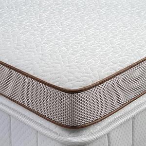 BedStory Memory Foam Mattress Topper, Queen Size, 3&#34;, White