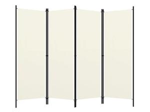 Room Divider, Privacy Screen, Fabric, 4 Panel, 78.7&#34;x70.9&#34;