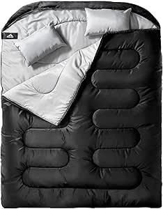 Mereza Sleeping Bag With Pillows, Queen Size, XL, 2 Persons