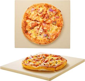 Unicook Square Pizza Stone, 13&#34;x13&#34;