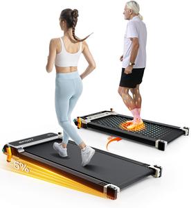 ($289.99) New - Walking Pad with Incline, Under Desk Treadmill, 2 in 1 Foot Massage Treadmill for Home&Office, 2.5HP Quite Portable Treadmill with Shiatsu Foot Massager, Incline Treadmill with LED Display