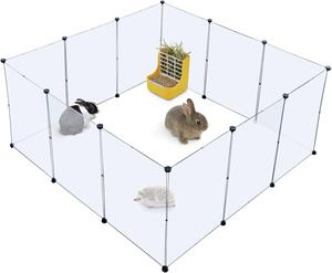 BRIAN &#38; DANY Dog 12 Panels Portable Playpen, 28 X 20 Inch 