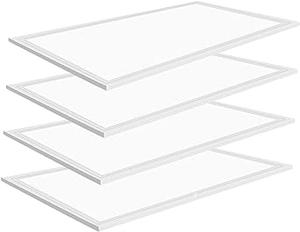 (Retail $188.00)Pack Of 4 Britelumen LED Flat Panel Light Drop Ceiling Office Fixture, 2x4 Inches