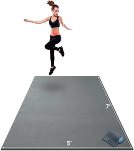 Gorilla Premium Large Exercise Mat, 7&#39; x 5&#39; x 1/4&#34; 