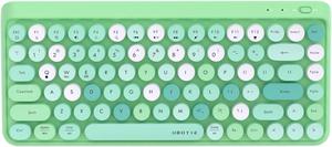 UBOTIE Portable Bluetooth Colorful Computer Keyboards, Green