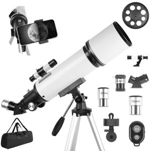 Adults 80mm Aperture 600mm AZ Mount Telescope