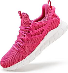 ALEADER Women&#39;s Energycloud Lightweight Slip On Walking Running Shoes, Size ?, Pink/White (Similar)