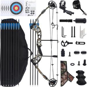 (Retail $159.99)Archery Compound Bow Set, 24&#34;-29.5&#34;