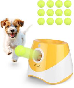 New - Automatic Ball Launcher For Dogs&#65292;Ball Launcher For Dogs With 12 Tennis Ball&#65292; Dog Ball Thrower Launcher,Ball Launcher For Large Dogs,Tennis Ball Launcher For Small Dogs,Self Throwing Ball Machine