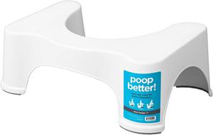 New - Squatty Potty The Original Bathroom Toilet Stool, 7 Inch height, White