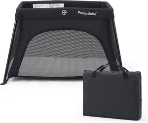 ($99.99) New - Pamo Babe Mini Travel Crib - Lightweight Baby Playard with Zip Door, Portable &#38; Easy to Carry