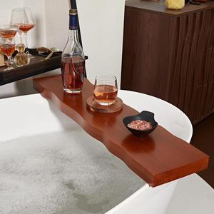 (Retail $99.00) Nature Teak Wood Bath Caddy Natural Variations