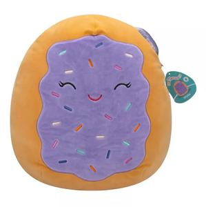 (2) Squishmallows Purple Toaster Pastry with Sprinkles Large Plush, 16 Inches