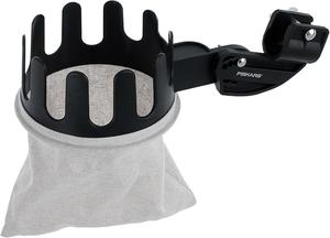 (4) Fiskars Fruit Picker Basket Telescoping with Adjustable Basket Angle, Washable Mesh Bag