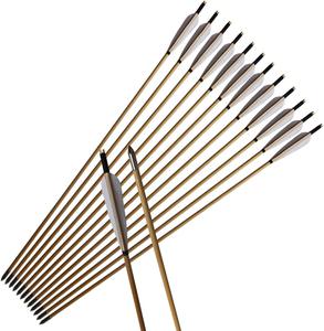 Handmade Archery Target Arrows with Field Points, 33 Inch