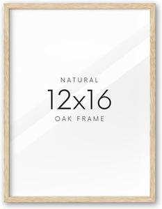 Upwoigh Oak Wood Picture Frame, 12x16
