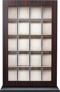 (Retail $159.99) TimelyBuys 20 Piece Ebony Wood Watch Display