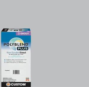 Custom Building Products Polyblend Plus #115 Platinum 10 lb. Unsanded Grout