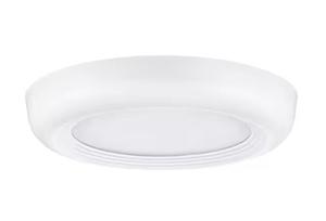 Commercial Electric 6 in. White LED Flush Mount Ceiling Light 800 Lumens 3000K Soft White Dimmable Kitchen Lighting Bedroom Closet 6-Pack