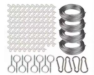 Simple Living Solutions 200 ft. ProDec Complete Cable Wire Outdoor Patio Light Kit