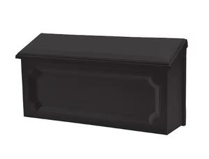 Architectural Mailboxes Windsor Black, Small, Plastic, Wall Mount Mailbox