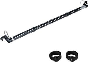 ($20.99) - Open box - Adjustable Car Clothes Hanger Bar, Telescopic Clothes Rod for Car with Stainless Steel Hook, Protable Extensile Car Clothes Rack for Travel, Suitable for SUV,RV,Truck,Road Travelers,Jeep