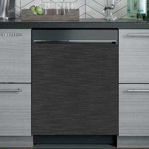 ($36.99) - New - Stainless Steel Magnetic Dishwasher Cover, 23.5&#8221; x 26&#8221; Brushed Magnetic Dishwasher Door Cover, Kitchen Decorative Fridge Panel Decal, Refrigerator Appliance Covers, Black Appliances Decorate Sticker