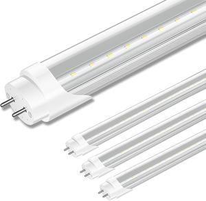 ($35) - New - 4 Pack T8 LED Bulbs 4 Foot, 24W 3000LM, 6000K Daylight, Ballast Bypass, Dual Ended Powered Type B Light Bulbs, LED Fluorescent Tube Replacement T8 T12, Non-dimmable