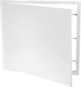 ($94.9) - New - 24&#34; x 24&#34; White Metal Access Panel. Service Shaft Door Panel. Plumbing, Electricity, Heating, Alarm Wall Access Panel for Drywall. Bathroom Services Access Hole Cover.