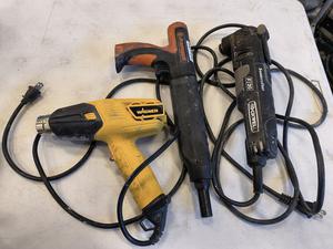 Wagner Heat Gun, Ramset Powder Actuator Tool and Rockwell F30 Multi-Tool 