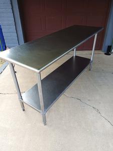 Tabco Commercial Stainless Steel Prep Table - 60&#34; X 24&#34; X 33&#34;