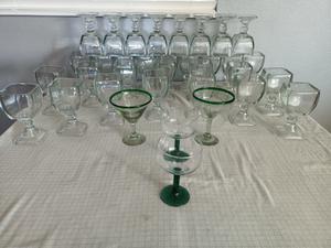 Square &#38; Round Margarita&#39;s Glasses