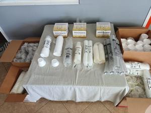 Group of To-Go Items Including Plastic Cups, Ramekin, Plastic Wine Glasses and More
