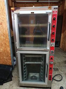 Piper Super Systems Commercial Stainless Steel Phase 3 Double Ovens - Model OP3 ( power cord needs minor repair)