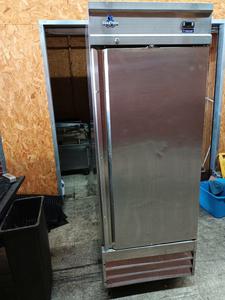 Cold Tech Commercial Stainless Steel Freezer with Adjustable Shelving on Wheels - Model 9FC-1F