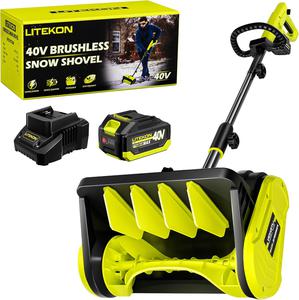 (Retail $129.99) Litekon 40V Brushless Snow Shovel