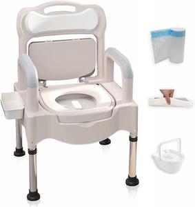 (Retail $136.99) Height Adjustable Adult Potty Chair