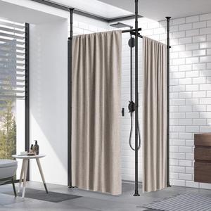 (Retail $50.90) Double Curtain Divider Stand, 48 to 144 inches
