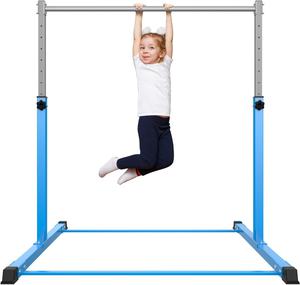 (Retail $159.99) Safly Fun Gymnastics Bar, 3&#39; to 5&#39; Adjustable Height