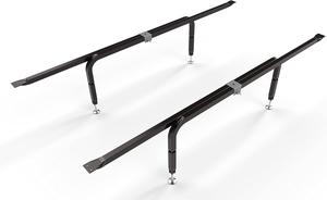 (Retail $88.99) Bed Slats Center Support System, Adjustable Length &#38; Height Tubular Steel with 4 Legs