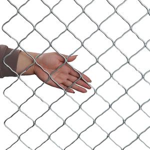 Feng Yoo Galvanized Steel Corrugated Wire Fence, 7 Gauge, 48X24 inch