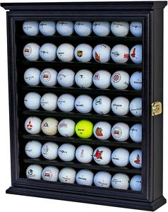 (Retail $57.95) Display Gifts 49 Golf Ball Dispay Case, Black