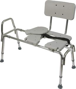 (Retail $87.99) Dmi Tub Transfer Bench and Shower Chair with Non Slip Aluminum Body