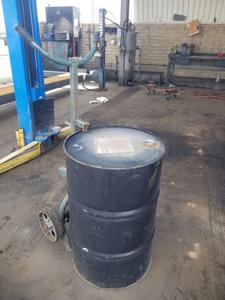 55-Gallon Drum Dolly with Drum 