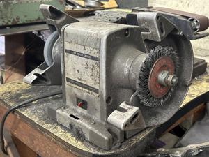 Vintage Sears &#38; Roebuck Co. 1/2 HP Bench Grinder 