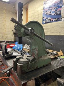 No. 2 Arbor Press (Attached to Workbench) 