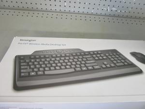 Kensington pro fit wireless media desktop set. Open box,new